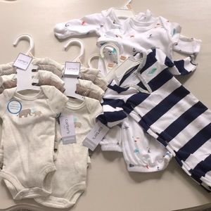 New with/without tags-preemie onesies & nightgowns